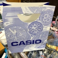 ถุงกระดาษ casio ถุงหิ้วราคาส่ง 20บาท/ใบ ถุงใส่นาฬิกา