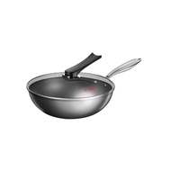 Wok COOKER KING 304 stainless steel wok frying pan Pan non-stick wok