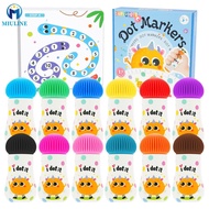 Kid Dot Marker Set Washable Dot Paint Marker 12 Colors Toddler Dot Art Supplies Kit Bingo Markers SH