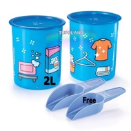 Tupperware Cleankeep One Touch Canister Free Scoop (1PC) 2.0L