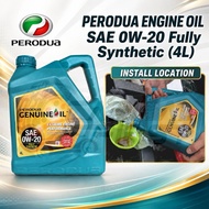 NEW PACKAGING 2021 Perodua engine oil 0w20 0w-20 Fully Synthetic 3Litre
