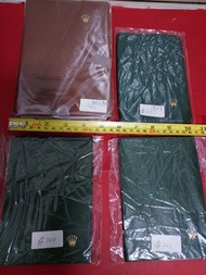 中古懷舊Rolex真皮大木盒，Rolex真皮護照套，Rolex 16013纸盒。。。得番綠色證件套，其他賣在勒。