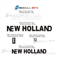 New Holland LB75.B Backhoe Loader Decal Kit Sticker / Pelekat / Crane Body Sticker