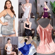 baju tidur wanita seksi lingerie dress mini di pinex deep vneck
