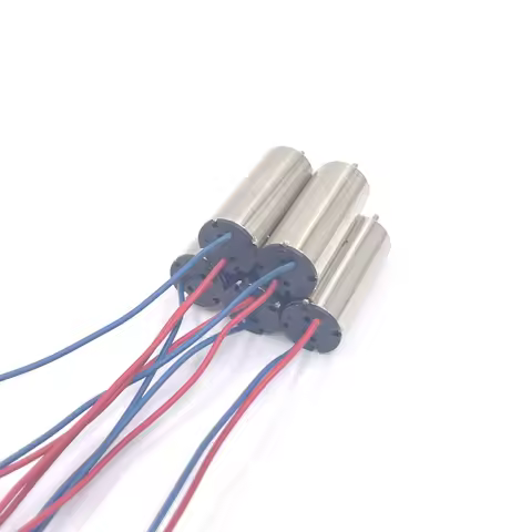 5pcs 8520 8.5mm*20mm DC 3V-4.2V 54000 RPM Ultra-High Speed Strong Magnet Coreless Motor DIY Drone Ai