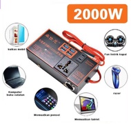 【HOT】2000W Modified Sine Wave Inverter Frekuensi Tinggi Power Inverter DC 12V 24V ke AC 220V