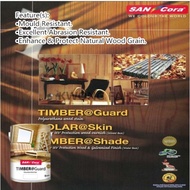 SEMENYIH SANCORA TIMBER@Guard Polyurethane Wood Stain Varnish/Wood Shellac/Syelek Kayu/Wood Vanish