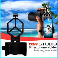COD TaffSTUDIO Smartphone Holder Teropong Binocular Monocular / holder teleskop hp / holder teropong