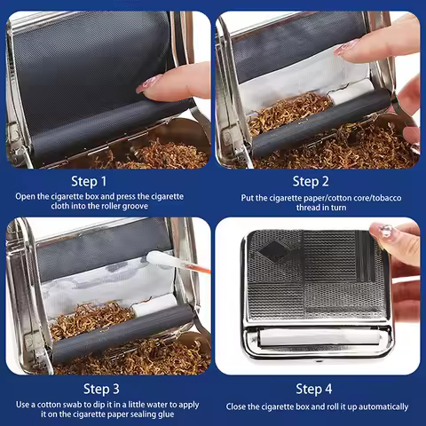 Cigarette Rolling Machine Box Case Automatic 70 MM Rolling Paper Tobacco Roller Rolling Machine Ciga