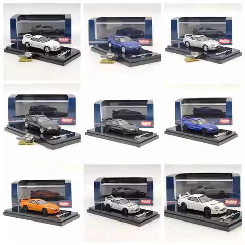 Hobby Japan 1:64 Supra A80 Alloy Car Model Adult Classic Collection Static Display Ornament Souvenir
