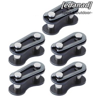EDANAD 5Pcs Roller Chain Connecting Links, Steel Black Bicycle Chain Lock Connector, Heavy Duty 20.9MM*10.2MM Speed Master Link BMX Bike