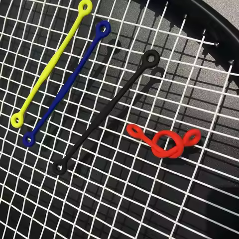 5Pcs/Lot Tennis Vibration Dampeners Silicone Knotted Tennis Racket Anti Vibration Damper Tennis Acce