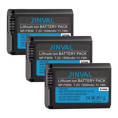 1500mAh NP-FW50 Camera Li-ion Battery NP FW50+PD20W Dual Charger for Sony A7 A7II A7RII A7SII A7S A6