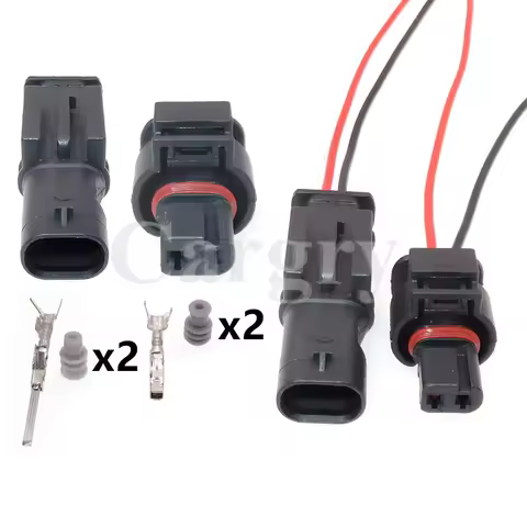 1 Set 2P 872-863-561 872-857-561 AC Assembly Automobile Wire Harness Socket Car Electrical Connector