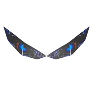 Waterproof Motorcycle Headlight Guard Stickers Motorbike Head Light Decal Protection For Zontes 368G