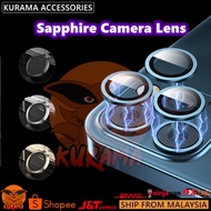 iPhone 13 Pro Max / 13 Pro / 13 / 12 Pro Max / 12 / 12 Mini / 12 Pro Sapphire Metal Camera Lens Glass Protector Ring