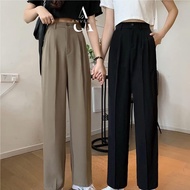 ANVERS | Women Trousers High Waist Suit Loose Straight Pants P0001