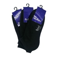 Byford 3pcs Men Half Terry Ankle Socks BMS277430BLK