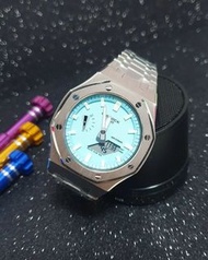 《改裝訂製》G-SHOCK特別限量版 男裝女裝手錶鋼錶 農家橡樹 Casioak Casio G Shock Special Limted Edition GA2100 Luxury Men Ladies Watch 44mm