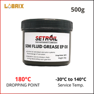 LUBRIX Setroil Semi Fluid Grease EP 00 Grease Bearing Minyak Grease Gris Bearing Chain Lube Grease R