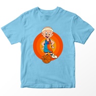Space Jam Elmer Fudd Kids T-Shirt, Color Lightbiru Ages 1-10 Years
