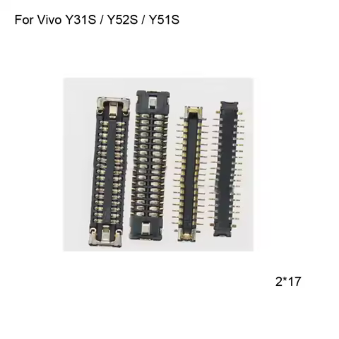 2PCS FPC connector For Vivo Y31S Y52S Y51S LCD display screen on Flex cable on mainboard motherboard