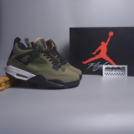 SEPATU BASKET PRIA / AIR JORDAN 4 RETRO UNDEFEATED ARMY GREEN