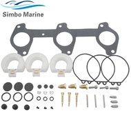 6H3-W0093 Carburetor Repair Kit For Yamaha 2 Stroke 60HP 70HP Outboard Motor 6H3-W0093-00 6H3-W0093-