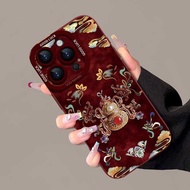 Gourd Suitable for Apple iPhone16 Red Phone Case New 15promax All-Inclusive Apple 14pro Apple 14Plus