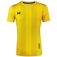 WARRIX SPORT เสื้อฟุตบอลพิมพ์ลาย WA-1548 (สีเหลือง)
