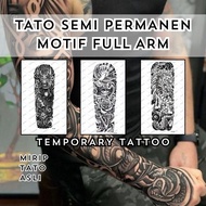 INKPOPTATO - TEMPORARY TATTOO UK 47X16 CM MADE OF FRUITINK SERIES FULL ARM (FA) - SEMI PERMANENT TAT
