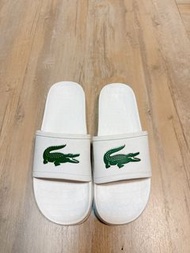 《二手》LACOSTE 🐊矽膠拖鞋 US10