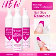 Nail Glue Remover 10ML 3/5pcs– Acetone-Free, Vitamin E & Quick-Penetrating Formula with Pry-Cap Desi