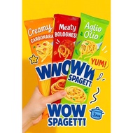 WOW SPAGHETTI PASTA SPAGETHI CARBONARA/BOLOGNESE/AGLIO OLIO