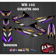 WR 155 striping sticker - yamaha WR 155 graphic 003
