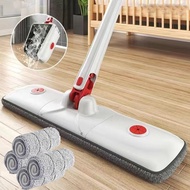 NEW Automatic Twist Water Mop Squeeze Twist Mop Free Hand Washing Multi-purpose 360 Roration Extended Dusting Mirror Wall Household Cleaning Lazy Tool