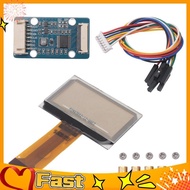 [untedvrip]1.51-Inch Transparent OLED Screen OLED Display 128x64 Resolution Display SPI/IIC  Paralle