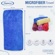 Sorex Microfiber Towel Super Soft Bright Adult Bath Towel 50x100cm HM-888