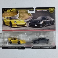 Hot Wheels Porsche 993 GT2 and Porsche 718 Cayman GT4 Car Culture Premium