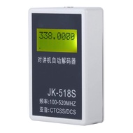 Frequency Scanner JK-518S CCTS DCS Decorder Counter Meter Screening Walkie Talkie Mobile Rig Program