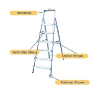 EVERLAST 4" PLATFORM LADDER 125KG EZ04