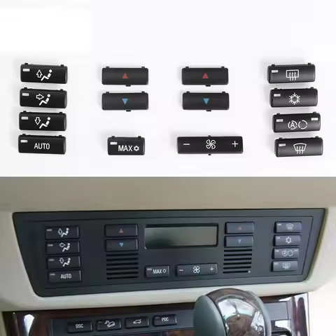 Air Conditioning Panel Buttons For BMW E53 E39 M5 Replacement Climate A/C Control Up Down Button Int