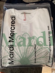 Mardi Mercredi 白色印花短袖t