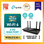 TP-Link Archer AX55 Pro AX3000 Wi-Fi 6 Router Dual Band Multi-Gigabit with 2.5G Port HomeShield Easy