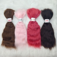 Imported Combed Mohair Hair Row Ob11/bjd/blythe Doll Wig Wool Hair Tie