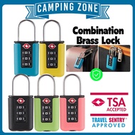 TSA Luggage Lock Locker Padlock Number Password Combination Lock Travel Lock For Luggage 3 Digit Pad