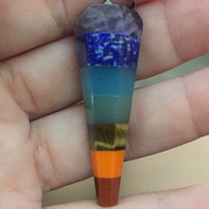 Chakra Crystal Pendulum Pendant