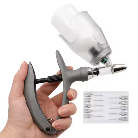 2ml /5ml Automatic Veterinary Continuous Syringe Animal Injection Adjustable Vaccine Injection for l