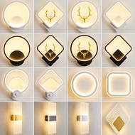 Wall Lamp Bedroom Bedside Wall Lamp Nordic led Living Room Modern Minimalist Background Lamp Creativ