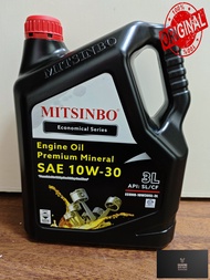 Mitsinbo engine oil 10w30 3L - kancil viva kenari kelisa Myvi 10w30 3L